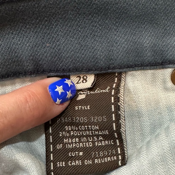 7 For All Mankind Crop Dojo Jeans Size 28 - Picture 11 of 13